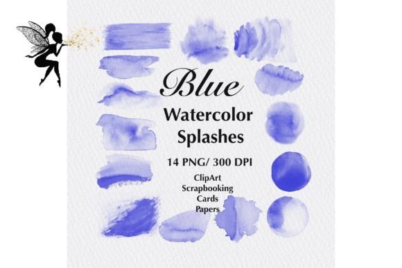 Blue Watercolor Splashes: An Embroidery Review