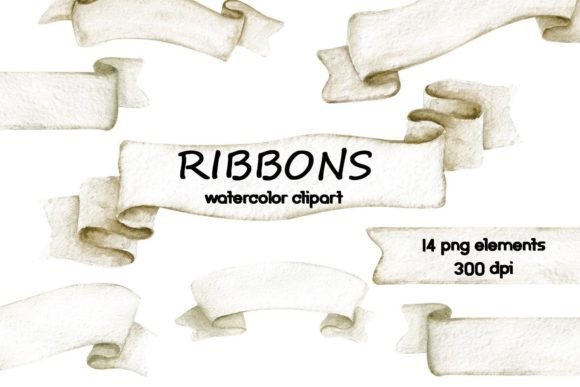 Enhancing Visual Storytelling with Ribbons Watercolor Clipart