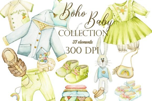 Newborn Baby Watercolor Clipart Illustrations Review