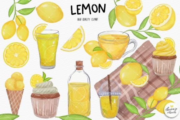 Watercolor Lemons Clipart: A Designer’s Embroidery Review