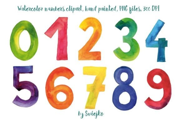 Watercolor Numbers, Eric Carle Style: A Fresh Illustration for Brand Storytelling