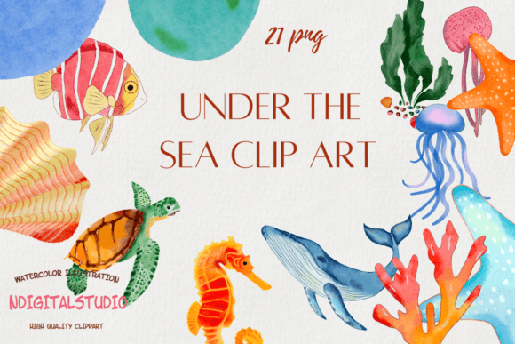 Watercolor Under the Sea Clipart Png: A Brand Designer’s Review for Local Business Branding & Packaging